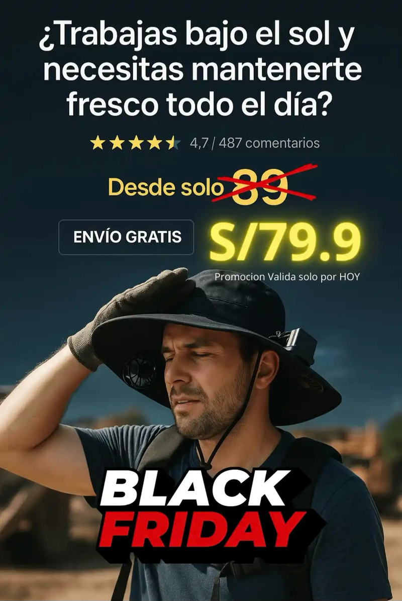 SOMBRERO SOLAR VENTILADO