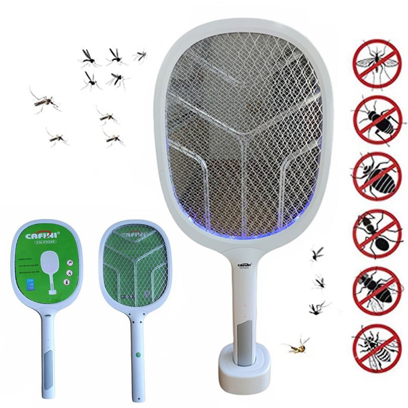 RAQUETA ELÉCTRICA MATA ZANCUDOS 2 En 1 RECARGABLE